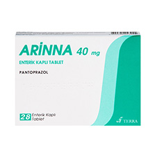 ARİNNA 40 mg 28 ENTERIC COATED TABLETS