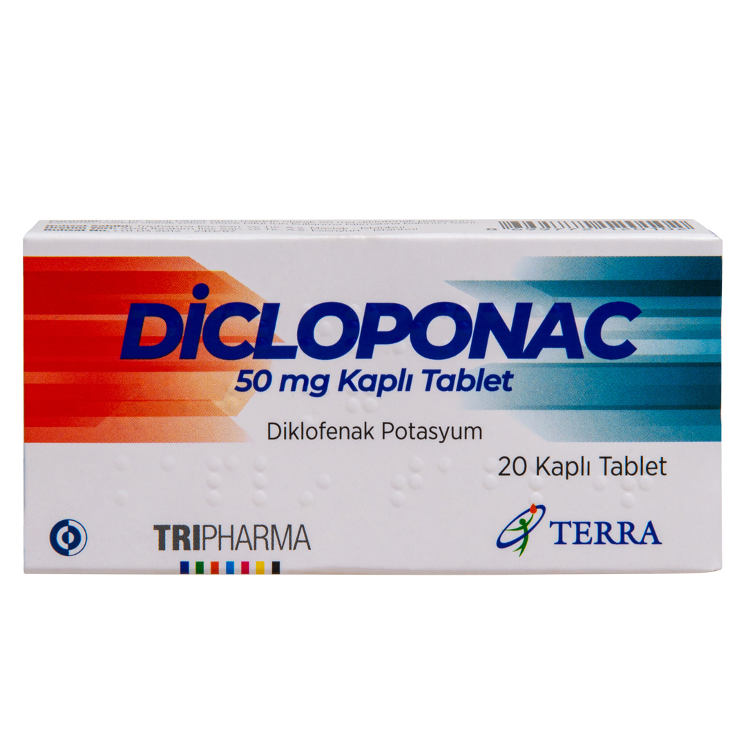 DİCLOPONAC COATED TABLET 50 mg
