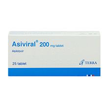 ASİVİRAL 200 MG 25 TABLETS