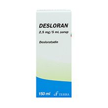 DESLORAN 2,5 MG/5 ML, 150 ML SYRUP