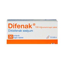 DİFENAK 100 MG 30 TABLETS