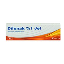 DİFENAK 1% 50 GR JEL