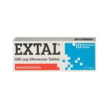 EXTAL 600 MG 10 EFERVESCENT TABLETS