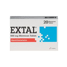 EXTAL 600 MG 20  EFERVESCENT TABLETS