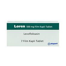 LOREN 500 MG 7 FILM COATED TABLETS